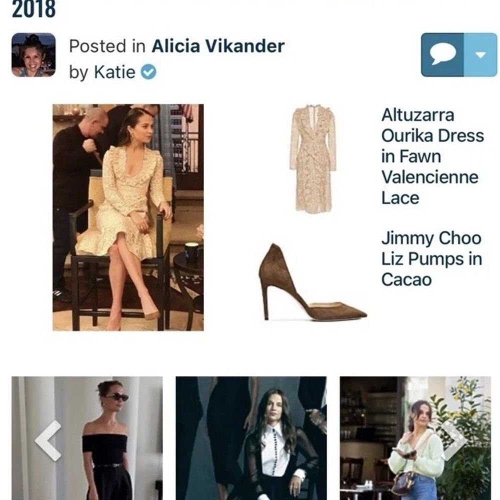Designer Altuzarra dress Ourika Valenciennes lace in Fawn, Boho, Elegant, EUC, S